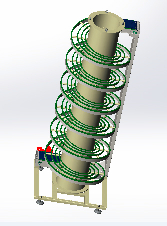 Hin- und hergehender Schneckenförderer