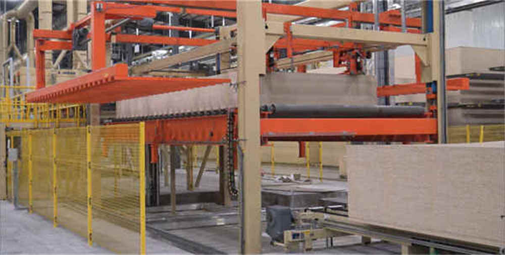 Intelligente automatische Sortier- und Fördersystem für das Man Made Board