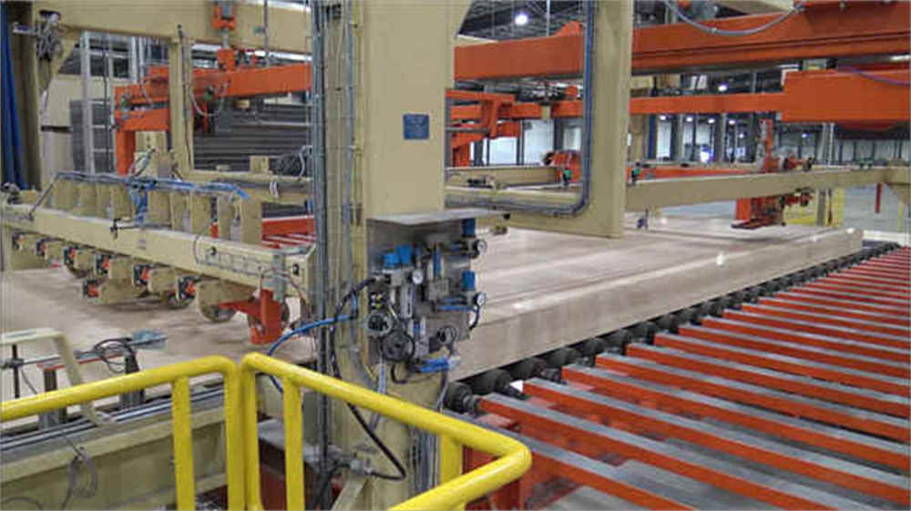 Intelligente automatische Sortier- und Fördersystem für das Man Made Board