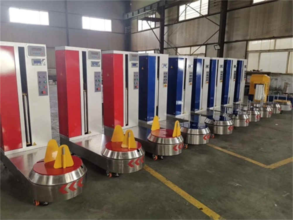 Flughafen mit Beutelverpackungsmaschinen