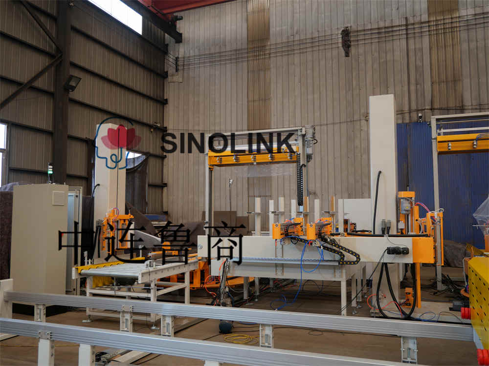 Automatische Online-Verpackungsmaschine für erweiterte Papiereckenschutzpaletten