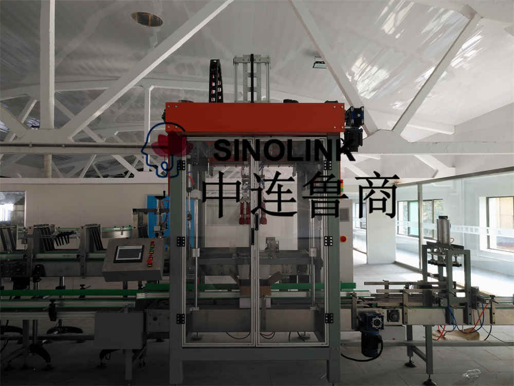 Packer Packer Packer Vollautomatischer Carton-Cargo-Packmaschine