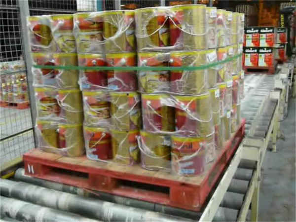 Horizontale vollautomatische Umreifungsmaschine für Paletten