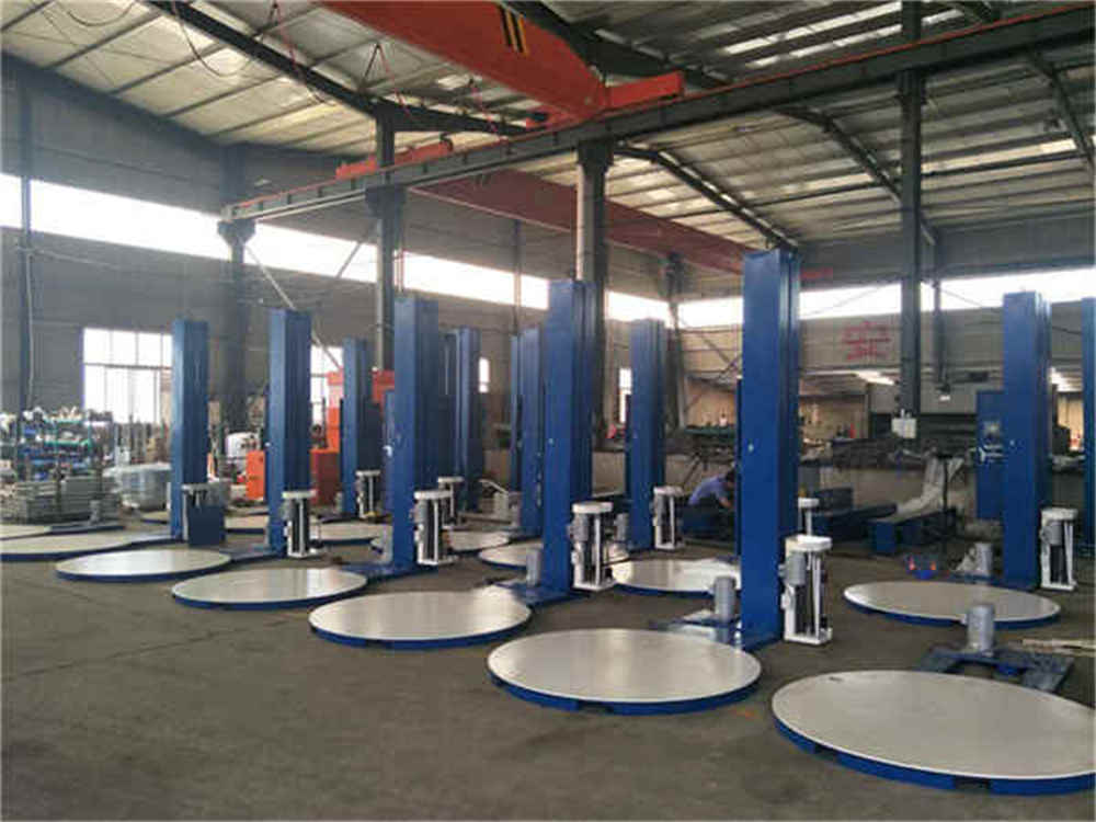 Halbautomatische Palettenverpackungsmaschine