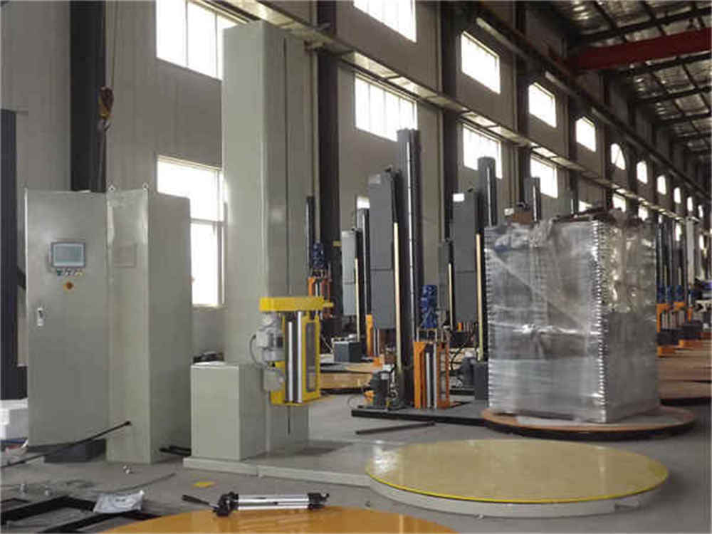 Halbautomatische Palettenverpackungsmaschine