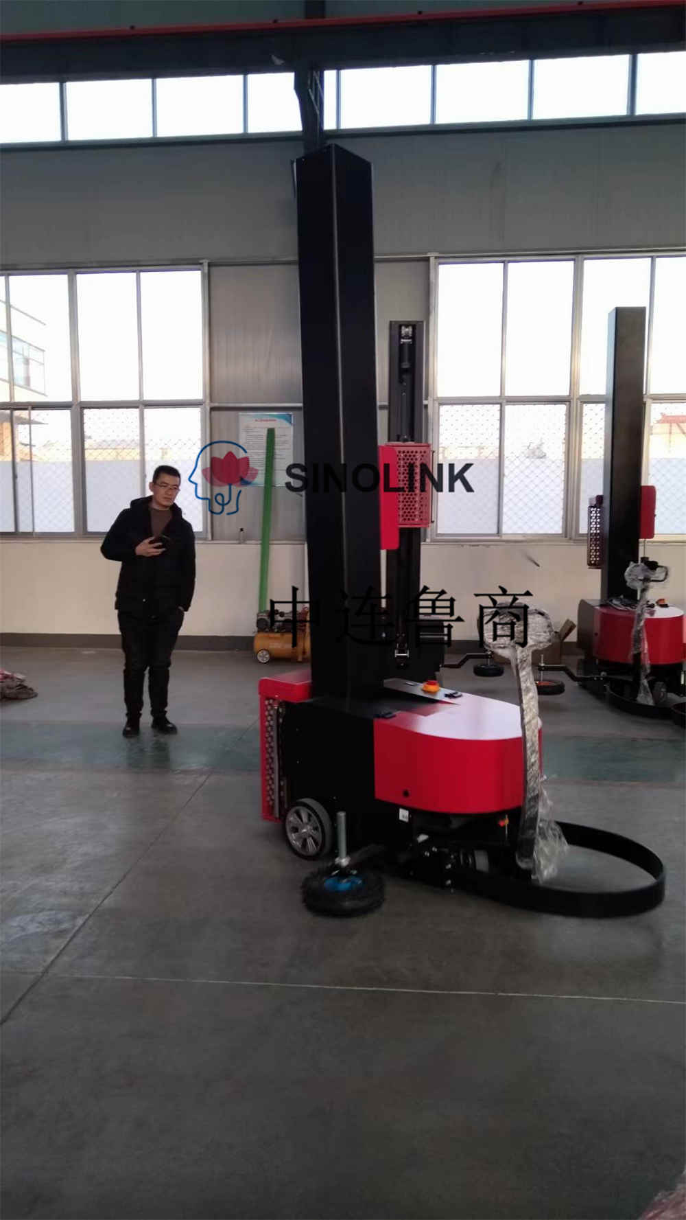 Selbstlaufende Verpackungsmaschine