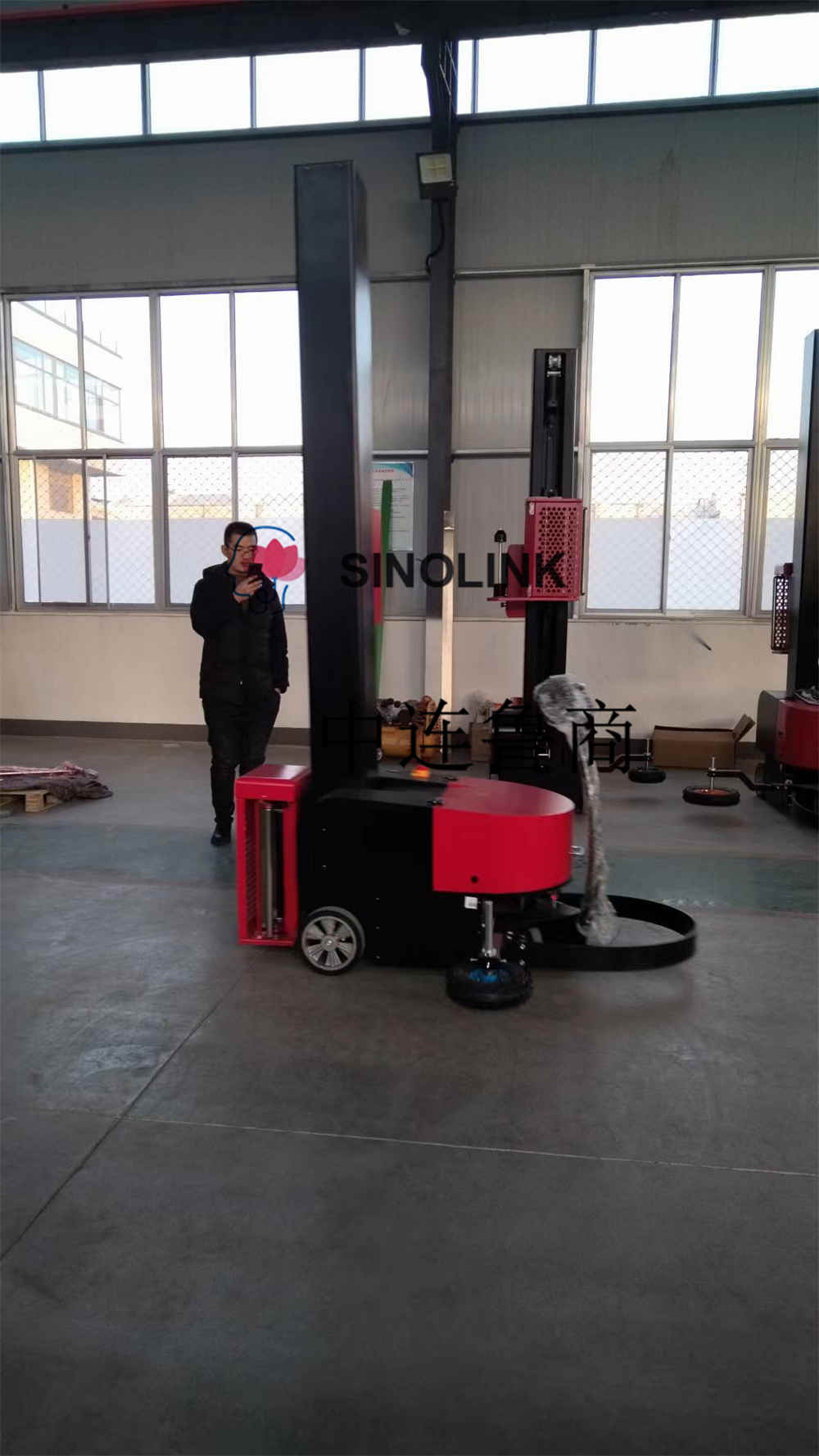 Selbstlaufende Verpackungsmaschine