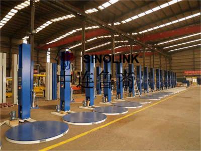 Halbautomatische Palettenverpackungsmaschine