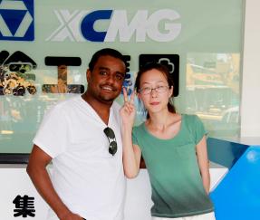 Kunden aus Äthiopien unterzeichnen Vertrag für Bauwalze