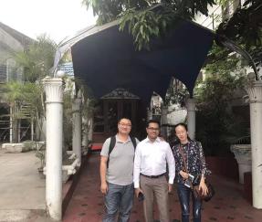 Besuch in Bangladesch, Diskussion über das automatische Förder- und Verpackungssystem für Color Steel-Fliesen erfolgreich