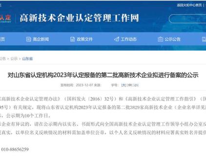 GLÜCKWUNSCH! SINOLINK International, anerkannt als High-Tech-Unternehmen