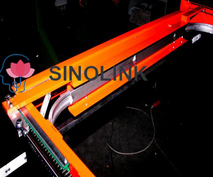 Horizontale vollautomatische Umreifungsmaschine für Paletten Horizontal Full Automatic Strapping Machine for Pallet