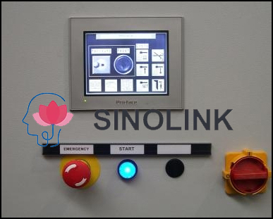 Horizontale vollautomatische Umreifungsmaschine für Paletten Horizontal Full Automatic Strapping Machine for Pallet