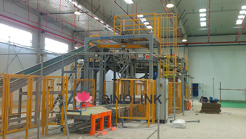 Vollautomatischer Stretchwickler mit Dreharm Full Automatic Rotary Arm Stretch Wrapper