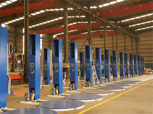 Standard-Vorstretch-Palettenwickelmaschine zum Verkauf Standard Pre-stretch Pallet Wrapper Machine For Sales