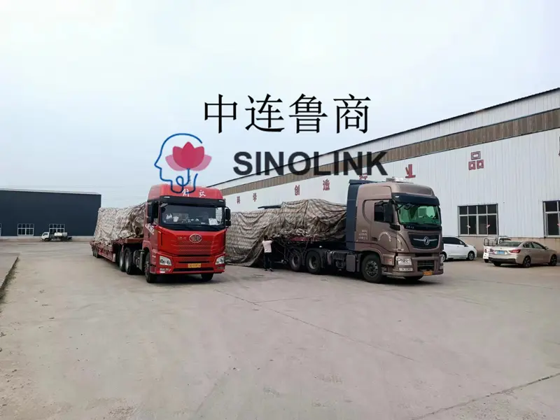 Delivery three trailers' goods for clients 