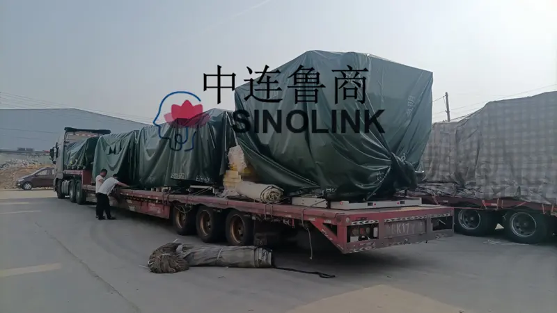 Delivery three trailers' goods for clients 