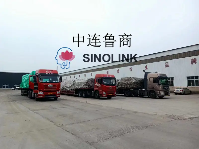 Delivery three trailers' goods for clients 